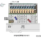 ★手数料０円★君津市中野６丁目　月極駐車場（LP）